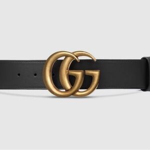 LIKE NEW AUTHENTIC GG MARMONT BLACK BELT